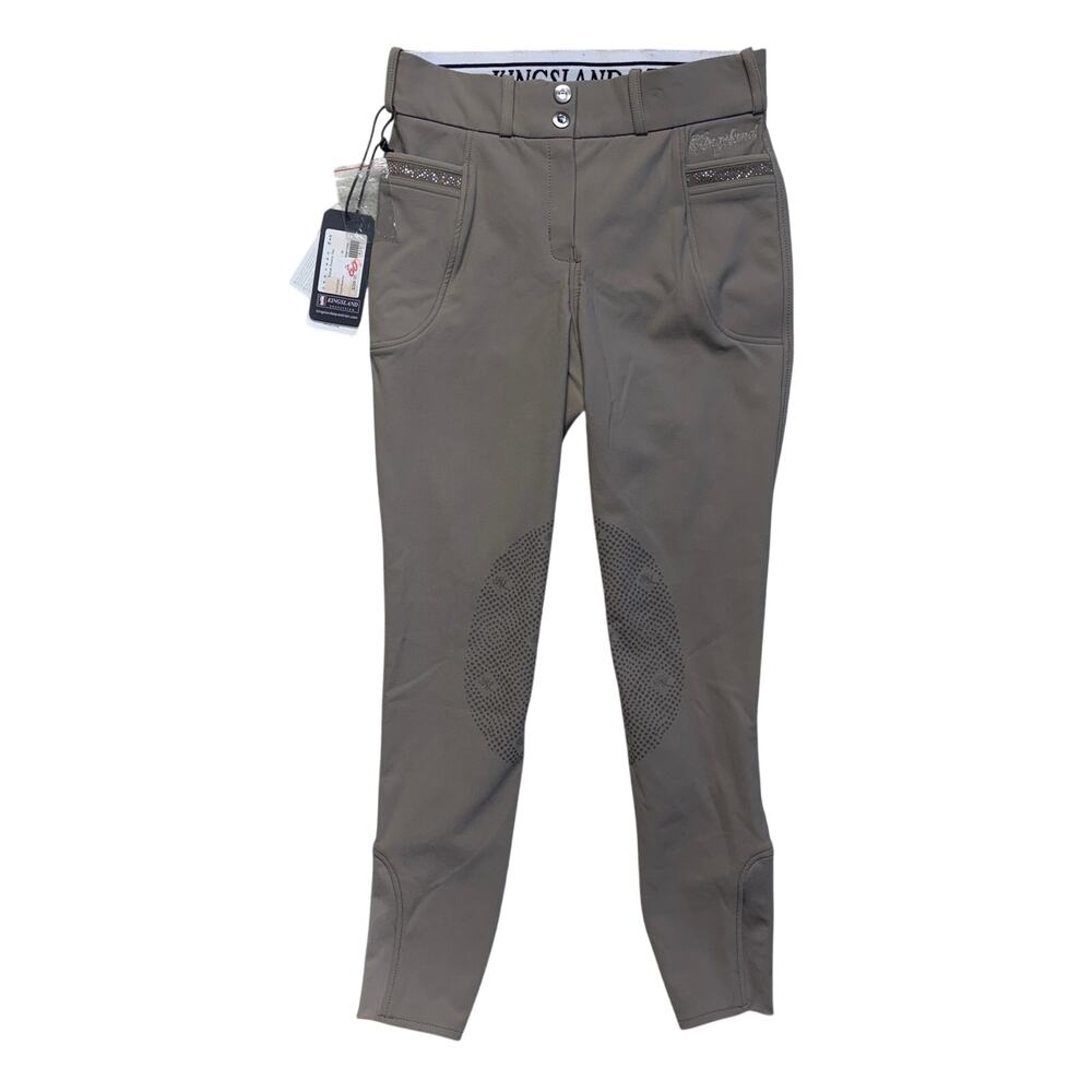 Kingsland Breeches Womens 27 Beige KLKadi Equestrian Riding Bedazeled NWT